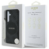Etui Guess 4G Round Patch Classic Logo MagSafe do Samsung Galaxy S25 Plus czarny