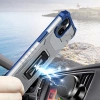Crystal Ring Case robuste Kickstand TPU/PC Panzer Handyhülle Hard Case für iPhone 13 mini blau
