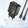 Ładowarka sieciowa Dudao A27 MaxC 35W + kabel USB-C - czarna