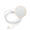 Guess Bundle Pack MagSafe IML Marble - Zestaw etui + ładowarka MagSafe iPhone 14 Pro (czarny/złoty)