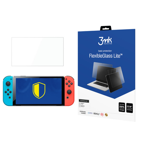 3mk szkło hybrydowe Flexible 2,5D Lite do Nintendo Switch Oled 8.3&quot; Tablet