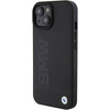 BMW MagSafe Leather Hot Stamp case for iPhone 15 Plus - black