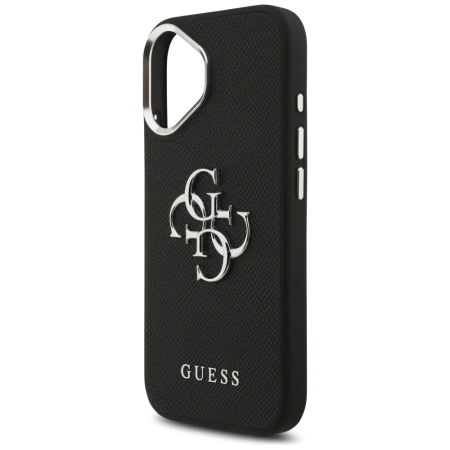Etui Guess Grained Big 4G Classic Logo na iPhone 17 - czarne