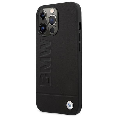 Hülle BMW BMHMP14SSLLBK iPhone 14 6.1&quot; schwarz / schwarz Hardcase Signatur Logo Aufdruck Magsafe