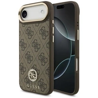 Etui Guess 4G Strass Logo MagSafe na iPhone Air - brązowe