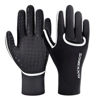 Rockbros full waterproof cycling gloves, size: XXL - black