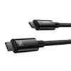 Kabel USB C – USB C 480 Mbit/s 240 W 1 m Baseus Tungsten Gold CAWJ040101 – Schwarz