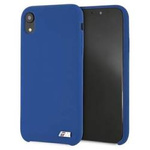 Original Case IPHONE XR BMW Hardcase Silicone M Collection (BMHCI61MSILNA) blue
