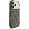 Guess 4G Hülle mit Magsafe Wallet für iPhone 17 Pro - Braun