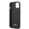 Original Handyhülle IPHONE 13 MINI Karl Lagerfeld Hardcase Monogram Ikonik Patch blau