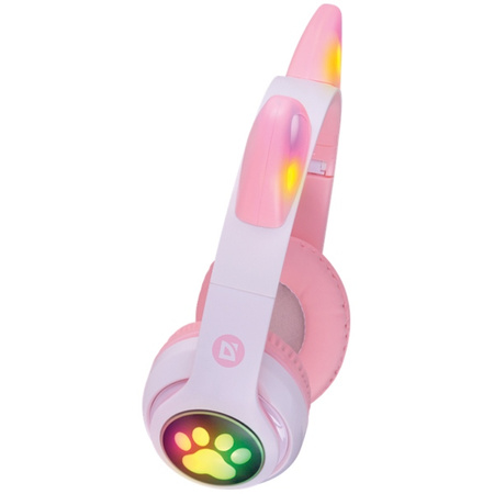 Defender słuchawki Bluetooth Freemotion B585 Led różowy/pink (63585)