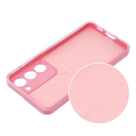 Futerał CLEAR CASE 2mm BLINK do SAMSUNG S23 różowy