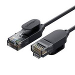 Kabel sieciowy UGREEN NW122 Ethernet RJ45, Cat.6A, UTP, 0.5m (czarny)