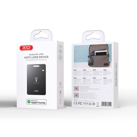XO Lokalizator Bluetooth LP05 czarny