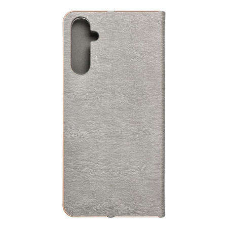 Kabura LUNA Book Gold do SAMSUNG A05s srebrny