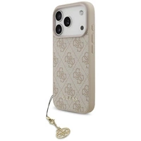 Guess 4G Charms Collection MagSafe Case für iPhone 17 Pro - Pink