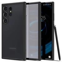 Etui Spigen Ultra Hybrid na Samsung Galaxy S24 Ultra - przezroczysto-czarne