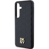 DKNY DKHMS24MPSHRPSK S24+ S926 czarny/black hardcase Leather Pattern Metal Logo MagSafe