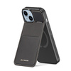 3 w 1 etui iPhone 14 Plus z MagSafe portfel blokada RFID podstawka Dux Ducis Rafi Mag - czarne