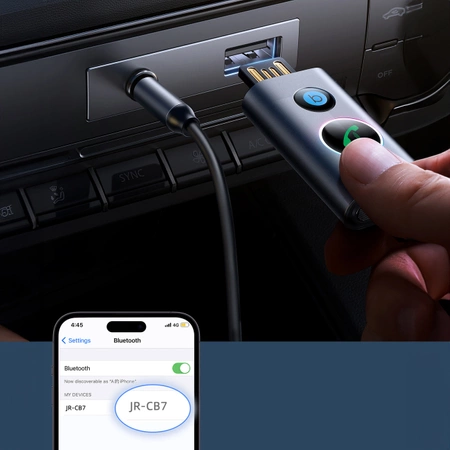 Joyroom JR-CB7 kabelloser Autoempfänger – Grau