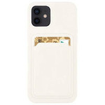 Card Case silicone wallet case with card holder documents for Samsung Galaxy S21+ 5G (S21 Plus 5G) white