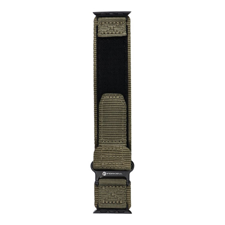 FORCELL F-DESIGN FA05 pasek nylonowy do APPLE Watch 38 / 40 / 41 mm zielony