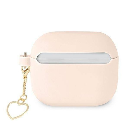 Guess GUA3LSCHSP AirPods 3 cover różowy/pink Silicone Charm Collection