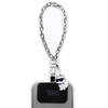 Karl Lagerfeld pasek KLUCHCSKPK srebrny Universal Crossbody Cord Ikonik
