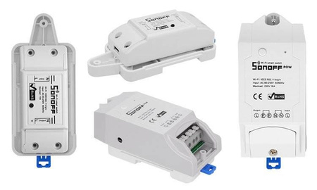 Sonoff DR mounting bracket for the DIN glass to the switchboard (IM180207001)