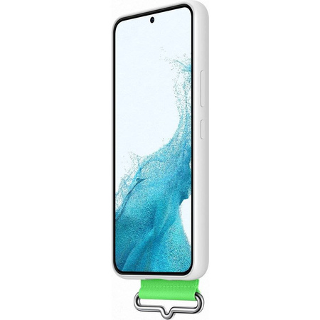 Samsung Silikonhülle Gummi Silikonhülle für Samsung Galaxy S22 weiß (EF-GS901TWEGWW)