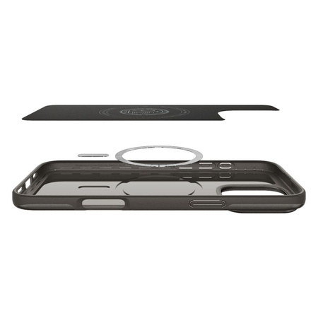 Schutzhülle IPHONE 16 PRO Spigen Thin Fit Mag MagSafe Gunmetal grau