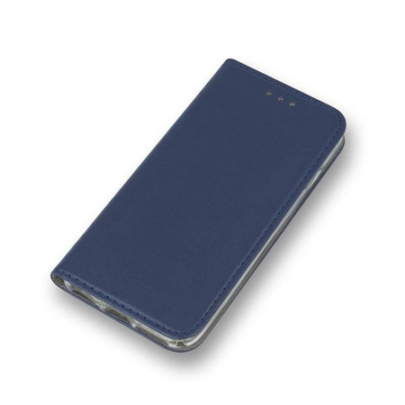Schutzhülle MOTOROLA MOTO E32/E32S Geldbörse mit Klappe Kunstlederholster Magnet Book navy blau