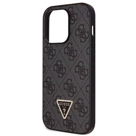 Original Case IPHONE 14 PRO Guess Hardcase Crossbody 4G Metal Logo (GUHCP14LP4TDSCPK) black