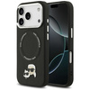 Karl Lagerfeld nakładka Magsafe PU case with Karl&Choupette heads pins logo and metal camera buttons do iPhone 17 Pro czarna