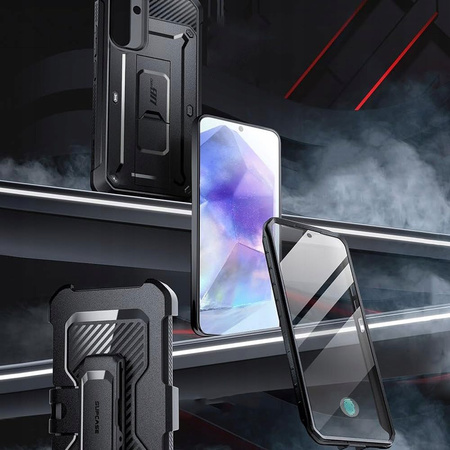 Unicorn Beetle Pro Supcase Hülle für Samsung Galaxy A55 5G - Schwarz