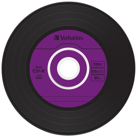 Płyta CD-R Verbatim DATA VINYL 700MB SLIM 10szt 43426