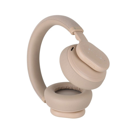 FORCELL F-AUDIO słuchawki bezprzewodowe nagłowne ANC Touch Beat różowe