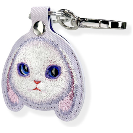 Etui na lokalizator / brelok Nimmy Big Eyed Pet 2.0 Rabbit fioletowy