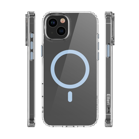 Nakładka Etteri Color Mag do iPhone 15 6,1" jasnoniebieska