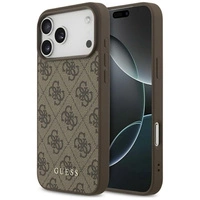 Guess 4G Classic Case für iPhone 17 Pro Max - Braun