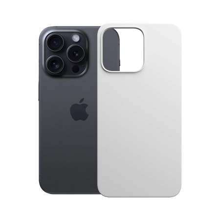 Apple iPhone 16 Pro - 3mk Hardy MagSilicone White
