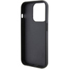 Etui Karl Lagerfeld Gripstand Saffiano Choupette Pins na iPhone 15 Pro - czarne