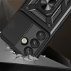 Hybrid Armor Camshield Case mit Ständer und Kameraabdeckung für OnePlus 13 5G - Schwarz