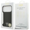 Etui Guess Grained Triangle Logo MagSafe na iPhone 17 Pro Max - czarne