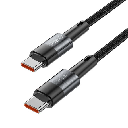 Cable 5A PD100W 3m USB-C - USB-C Tech-Protect Ultraboost grey