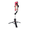Zestaw / uchwyt selfie z pilotem na bluetooth tripod czarny SSTR-13
