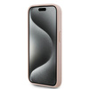 Karl Lagerfeld KLHMP15XPKHPORPP iPhone 15 Pro Max 6.7" hardcase różowy/pink Leather Monogram Metal Logo