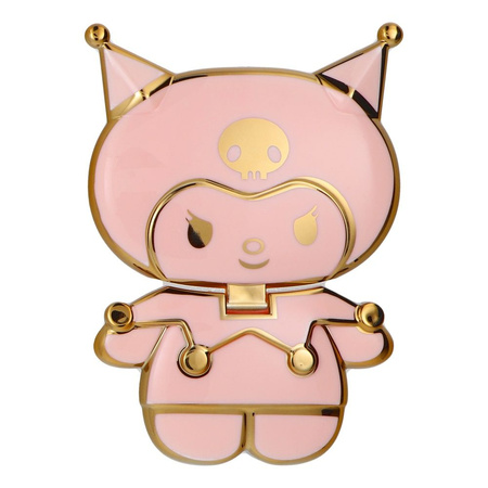 Stojak na telefon LALKA - naklejany - różowy