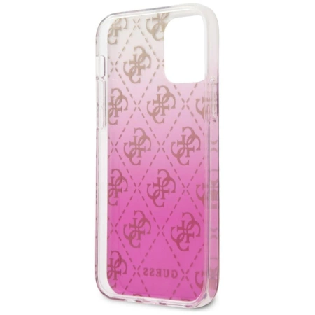 Guess GUHCP12SPCU4GGPI iPhone 12 mini 5,4" różowy/pink hardcase 4G Gradient / GUHCP12SPCU4GGPI
