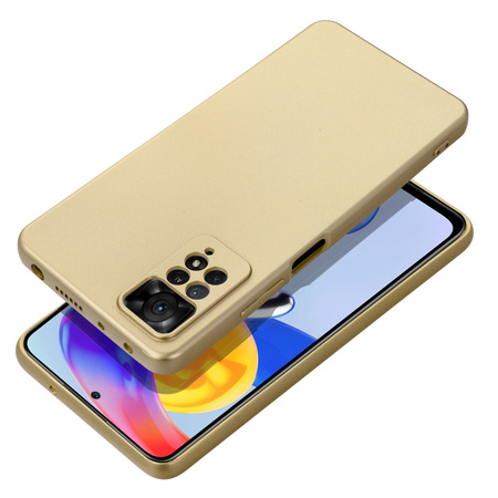 Futerał METALLIC do XIAOMI Redmi NOTE 14 PRO 4G złoty